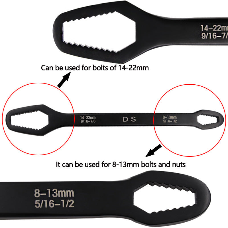 Two-end Dual-use Special-shaped Flat-head Wrenches Household Maintenance Wrenches