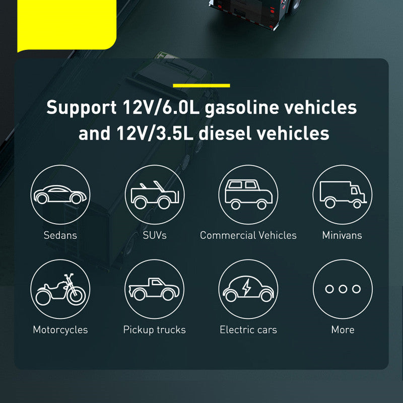 Car emergency starting power