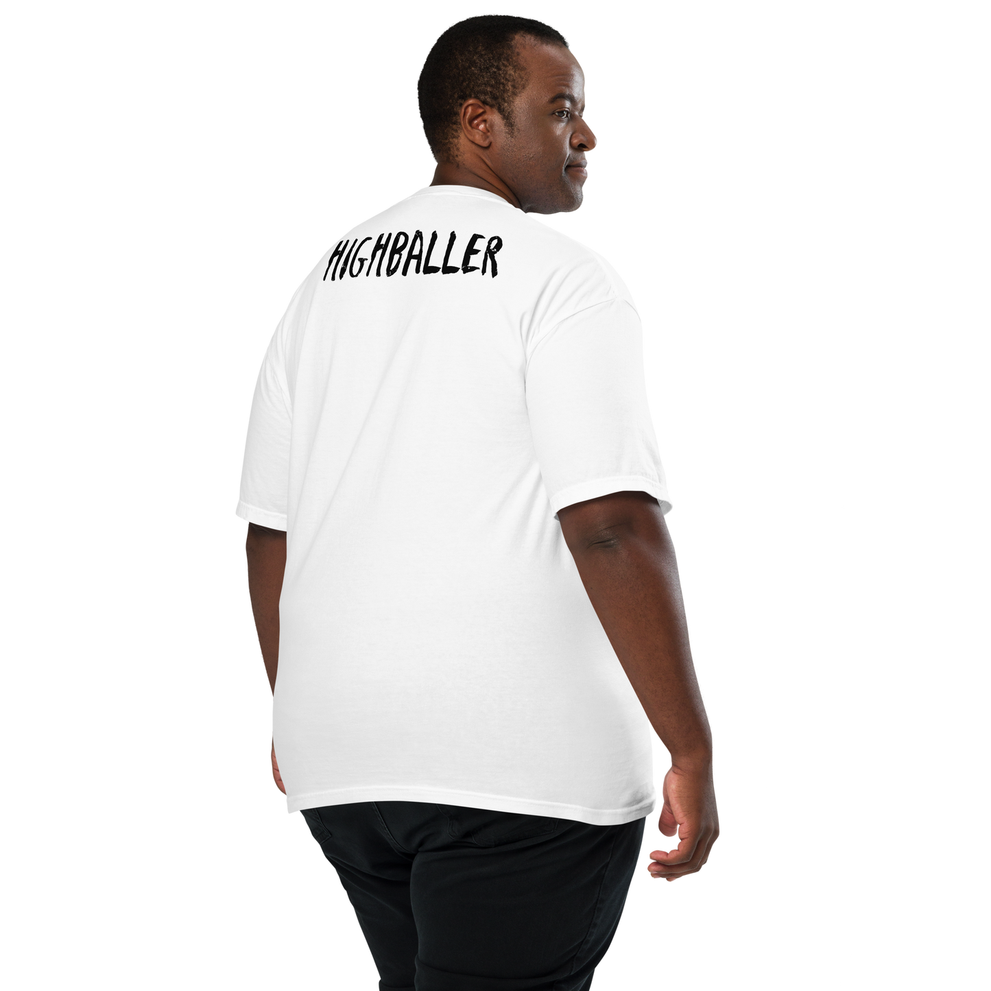 THE HIGHBALLER DRILLER. Men’s garment-dyed heavyweight t-shirt