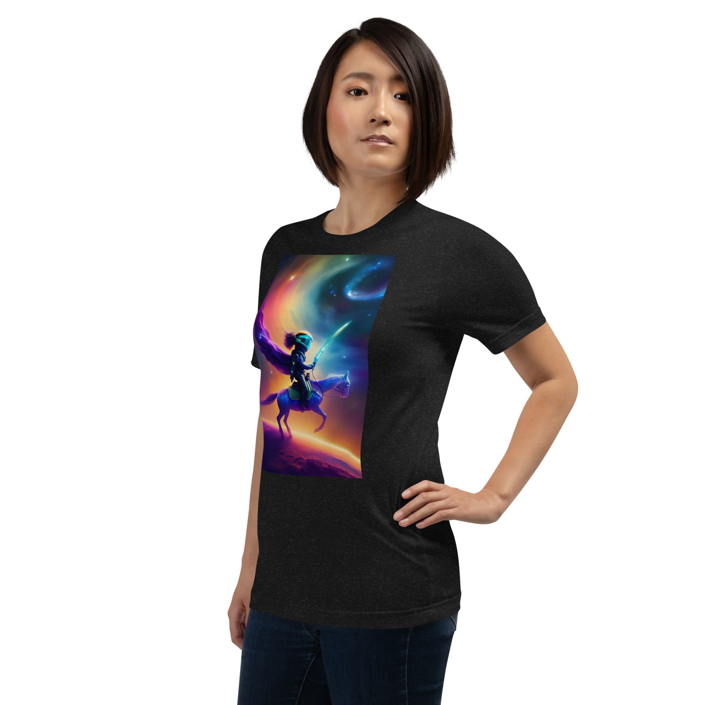 Space Horse Knight. Unisex t-shirt