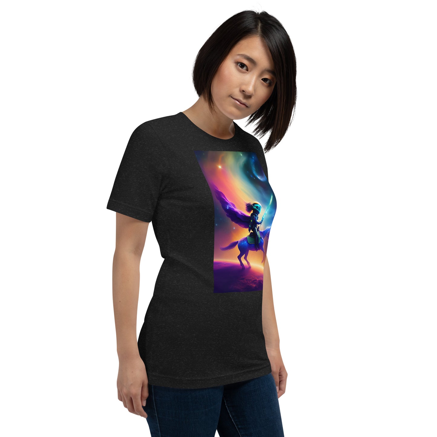 Space Horse Knight. Unisex t-shirt